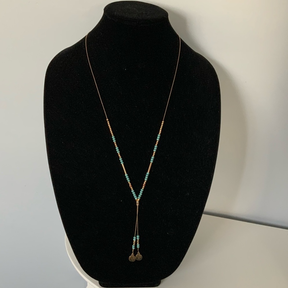 Beaded Adjustable Lariat Necklace